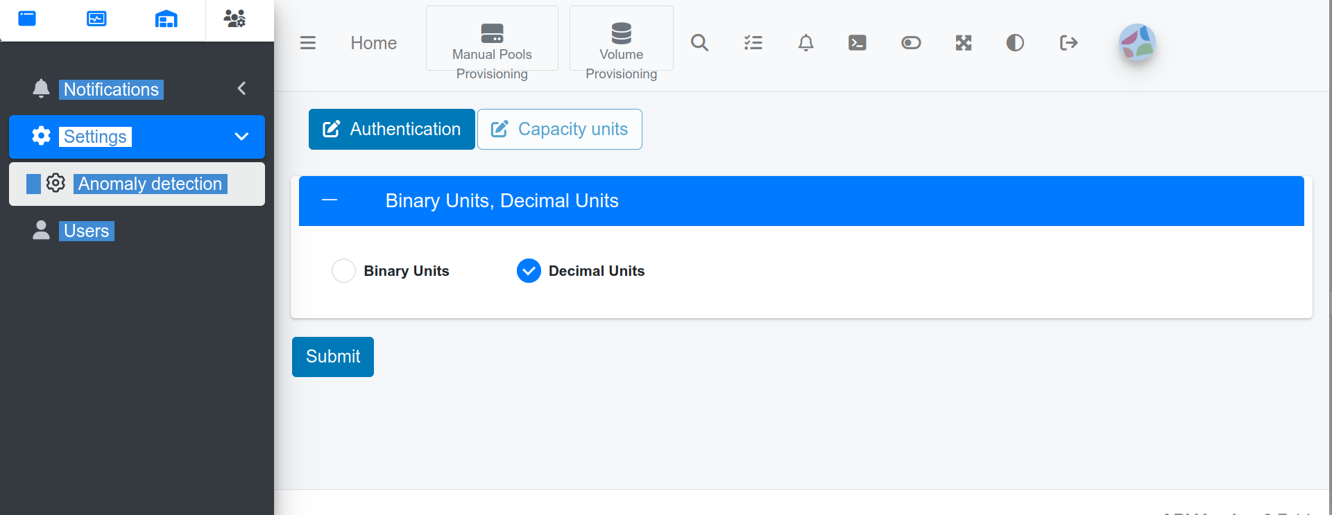 Multi-factor authentication  settings page